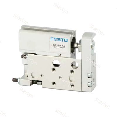 স্পেস অপ্টিমাইজড মিনি লিনিয়ার ড্রাইভ FESTO SLF-10-30-P-A 170507, 10Bore 30 স্ট্রোক অক্সিডেটেড অ্যালুমিনিয়াম বল বিয়ারিং টিউনযোগ্য শেষ স্টপ কুশন সহ গাইডেড সিলিন্ডার