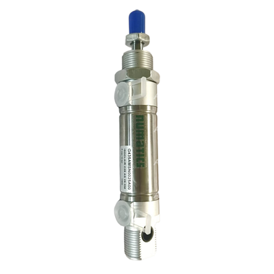 G435AGSN20A00 ASCO NUMATICS সিলিন্ডার গোলাকার স্টেইনলেস স্টীল ব্যারেল ISO 6432 ISO 16030 সহ সিলিন্ডার