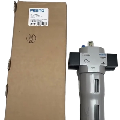 ভারী দায়িত্ব LF-3/4-D-MAXI FESTO D সিরিজ এয়ার ফিল্টার G3/4 পোর্ট ম্যানুয়াল ড্রেন 0.5 থেকে 12 ওয়ার্কিং বার