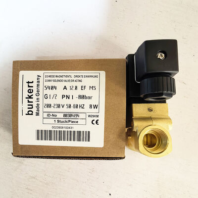 "00304194 00304191 00304193 Burkert Solenoid Control Valve Providing Stable Operation In Various Industrial Applications 5404 G1/2 2/2 স্বাভাবিকভাবে বন্ধ