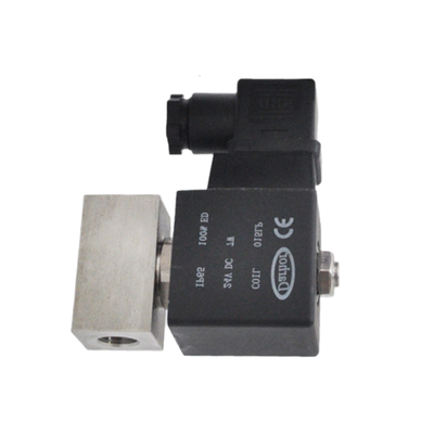 SH-010ES স্টেইনলেস স্টিল 304 সোলেনয়েড ভালভ 1/4 3/8 পোর্ট সাইজ বহুমুখী ভালভ 1 মিমি ওরিফিস সাইজ 0-150 বার কাজের চাপ
