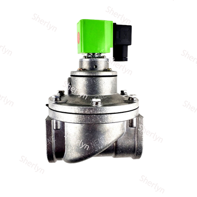 DMF-T-40S BFEC In-line Solenoid Pulse Valve DN40, 1.5 Inch, Optional DC24V AC220V Coil, Dust Collector Spare Part