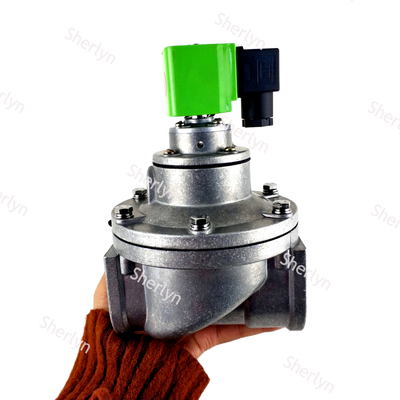 DMF-T-40S BFEC In-line Solenoid Pulse Valve DN40, 1.5 Inch, Optional DC24V AC220V Coil, Dust Collector Spare Part