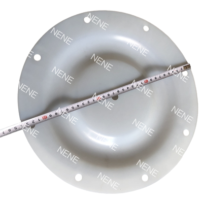 QBY-50 Diaphragm 300MM Outer Diameter 8 Holes White Air Operated Pump Repair Diaphragm For Wastewater Delivery