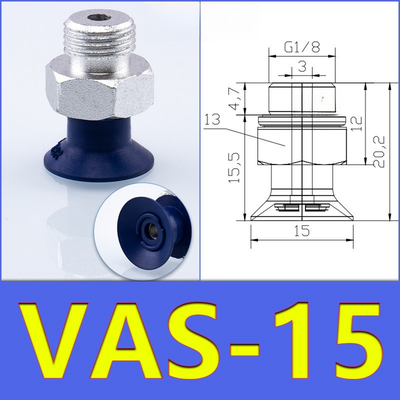 FESTO VAS15 ভ্যাকুয়াম সাকশন কাপ সাদা সিলিকন কালো এনবিআর নীল এনবিআর শিল্প অটোমেশন জন্য বায়ুসংক্রান্ত উপাদান হ্যান্ডলিং সরঞ্জাম
