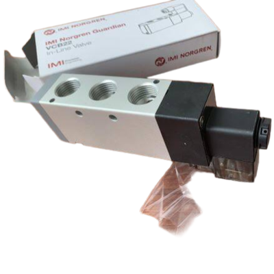 3350 লি/মিনিট হাই ফ্লো NORGREN VCB22D517A-AD213L সোলেনয়েড ভালভ G1/2 24VDC 5/2 স্প্রিং রিটার্ন নিউম্যাটিক স্পুল ভালভ IP65 অ্যালুমিনিয়াম বডি