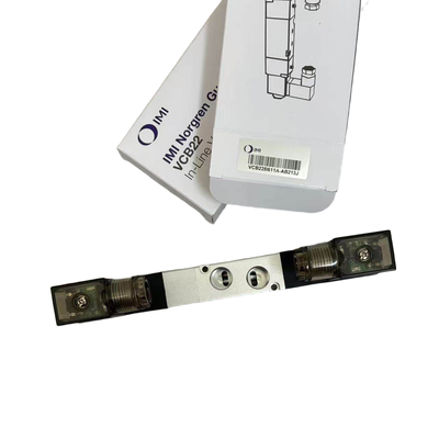 5/3 বন্ধ কেন্দ্র সোলেনয়েড ভালভ NORGREN VCB22B611A-AB213J G1/4 24VDC ফ্লোটিং ক্ল্যাম্পিংয়ের জন্য ডাবল সোলেনয়েড পজিশনিং ভালভ 5 পোর্ট 3 পজিশন