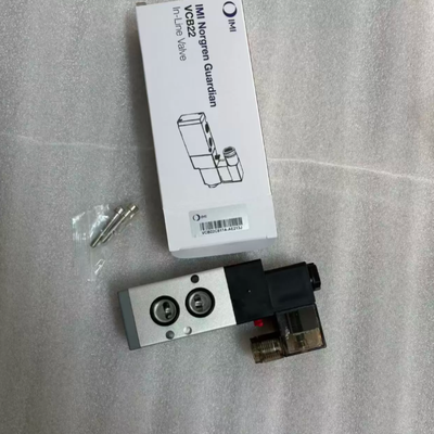 G1/4 24VDC Norgren VCB22C517A-AE219J Pneumatic Solenoid Valve for Production Line Cylinder Actuation