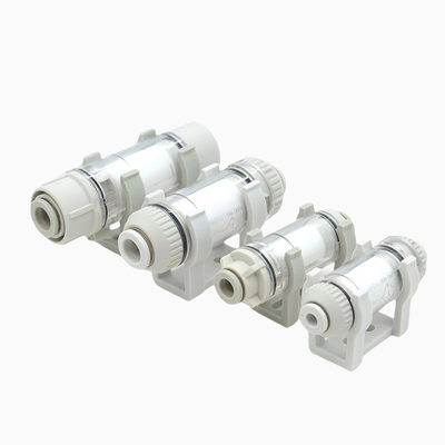 SMC ZFC200‑10B Small Negative Pressure Suction Filter Straight‑Through Port Layout 0‑60℃ Ambient Temp High Throughput Performance For Robotic Pick‑And‑Place Vacuum Auxiliary Equipment