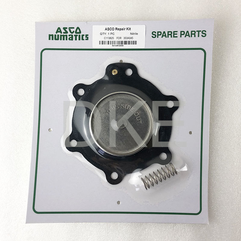 ASCO C113825 1.5 "রিমোট পাইলট পালস ভালভ G353A045 এর জন্য ডায়াফ্রাগম ঝিল্লি কিট