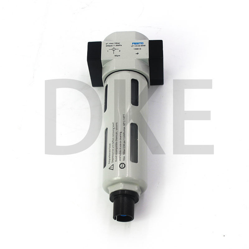 Festo Zinc Alloy Filter 40 μm LF-3/8-D-MINI-A,0.5 - 12 বার
