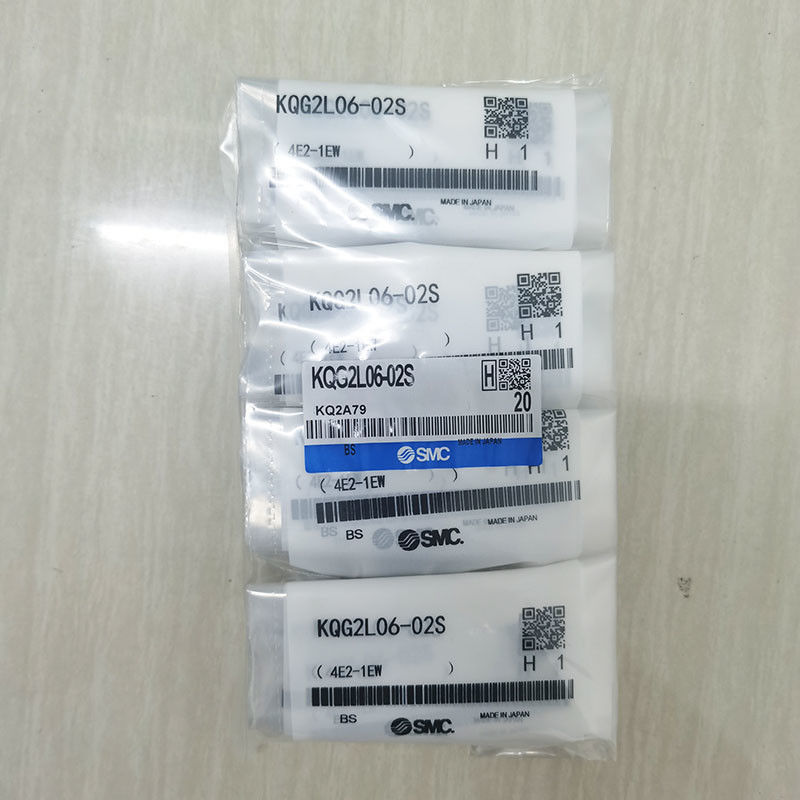 SMC KQG2L06-02S 6mm টিউব, 1/8R পোর্ট জন্য ফিটিং পুরুষ কনুই