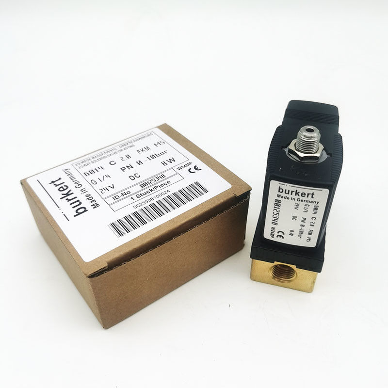 Burkert 00125348 6014 সোলিনয়েড ভালভ IP65 24V DC ভোল্টেজ