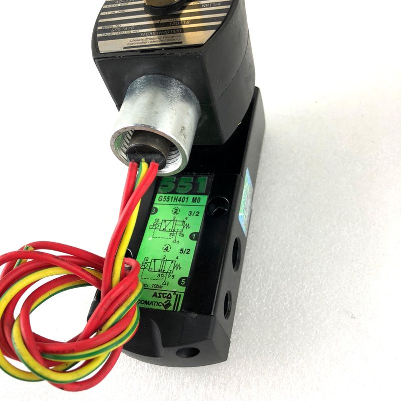 সরবরাহ EF551H401MO G1/4 Solenoid Valve ASCO 100% মূল পণ্য স্টক দ্রুত ডেলিভারি একক Solenoid