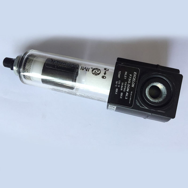 NORGREN ফিল্টার,F72G-2GN-AL1 G1/4, স্বয়ংক্রিয় ড্রেন, 5μm ফিল্টার উপাদান