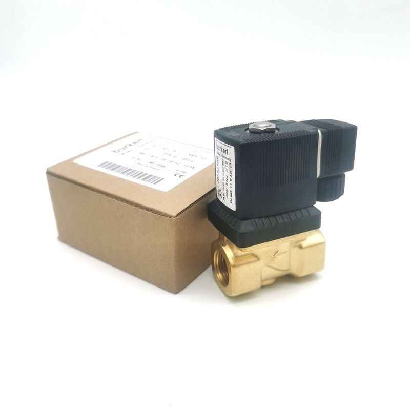 AC220V 00126219 Solenoid Valve Burkert AC220V 6014 C স্বাভাবিকভাবে বন্ধ G1/8 1.5 প্রবাহ গর্ত 8W স্টেইনলেস স্টীল ভালভ শরীর 0 ~ 16bar