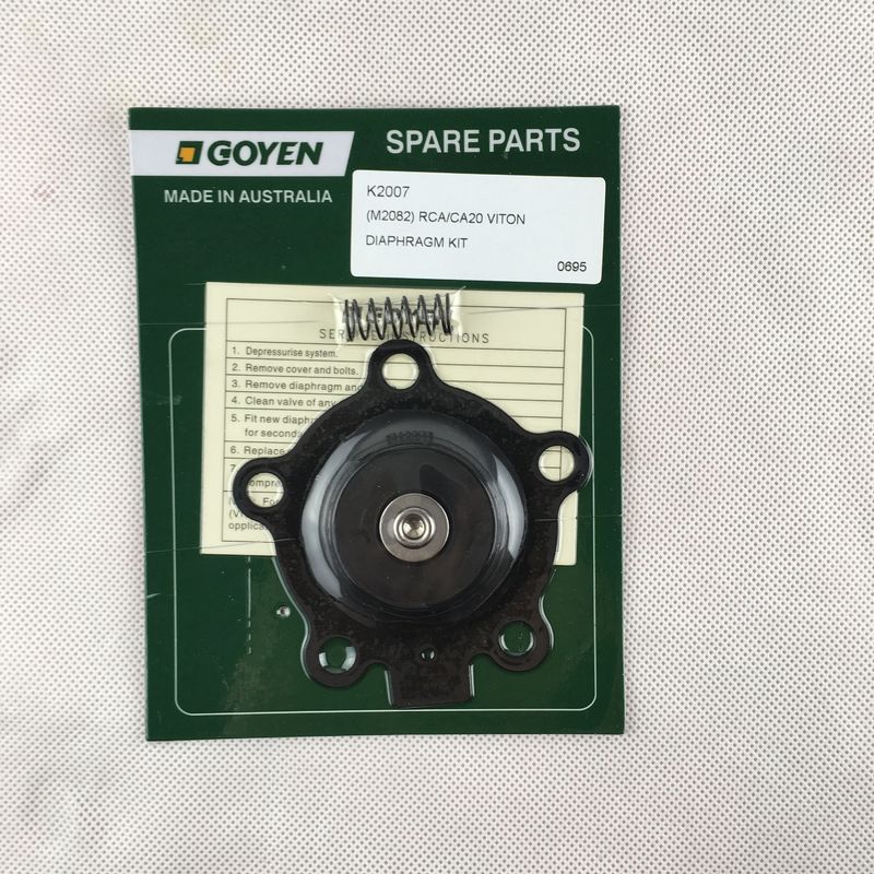 GOYEN পলস ভ্যালভ ডায়াফ্রাম কিট K2007 (M2082B) CA20T/DD RCA20T/DD 3/4 "Viton