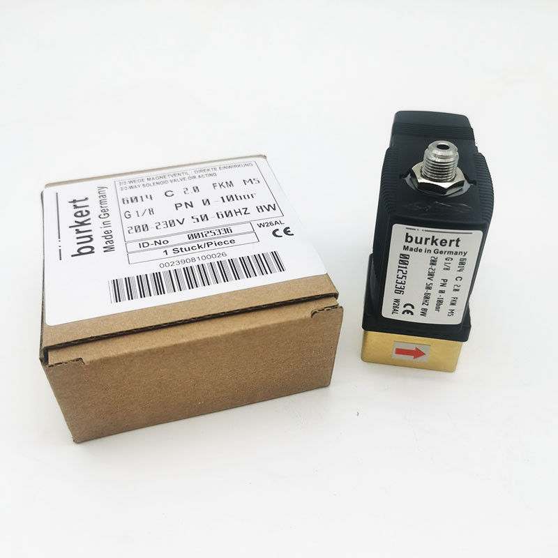 Burkert 6014 C D T 00125332 FKM MS 00125336 স্বাভাবিকভাবে বন্ধ সোলিনয়েড ভালভ
