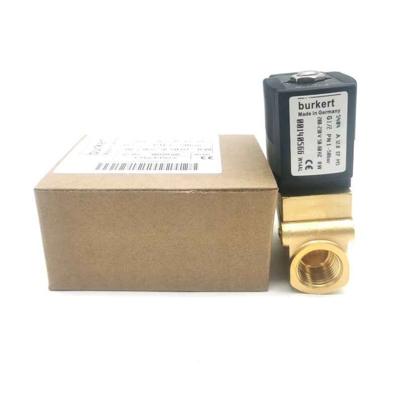 ইন্ডাস্ট্রিয়াল সোলিনয়েড ভালভ 00085337 G1 1/4 2/2 স্বাভাবিকভাবে বন্ধ 32 প্রবাহ গর্ত FKM (ফ্লুরো রবার) সিলড ব্রাস ভালভ শরীর AC24V 8W 1-25bar