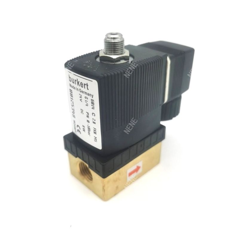 FKM সিল সোলিনয়েড ভালভ G1/4 ইঞ্চি G1/4 ইঞ্চি 00125304 6013 টাইপ ডাইরেক্ট অ্যাকশন 2/2 স্বাভাবিকভাবে বন্ধ 3.0 ফ্লো হোল FKM সিল 220VAC 8W 0 ~ 10bar ব্রাস ভালভ শরীর