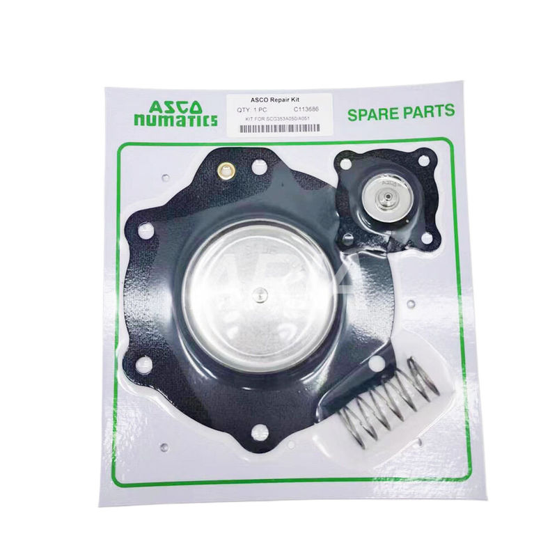 C113686 2-1/2' ডায়াফ্রাগম ভালভ মেমব্রান কিট ASCO টাইপ SCG353A051 পলস ভালভ