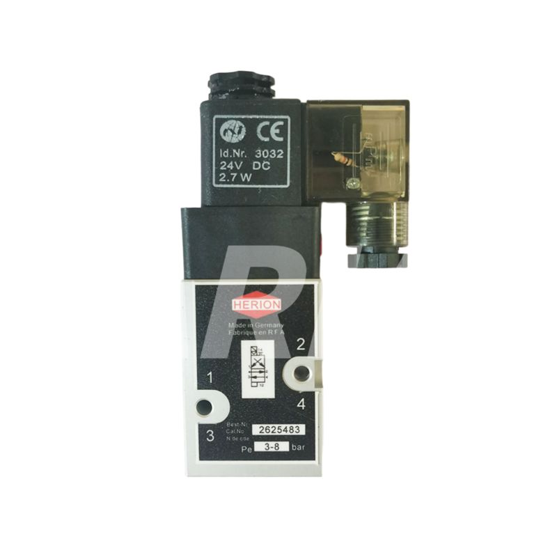 হেরিয়ন নরগ্রেন ২৬২৫৪০০ ম্যাগনেটিক ভালভ শিল্প ব্যবহারের জন্য ২৪V ৫W ১.৫-১০বার ভালভ