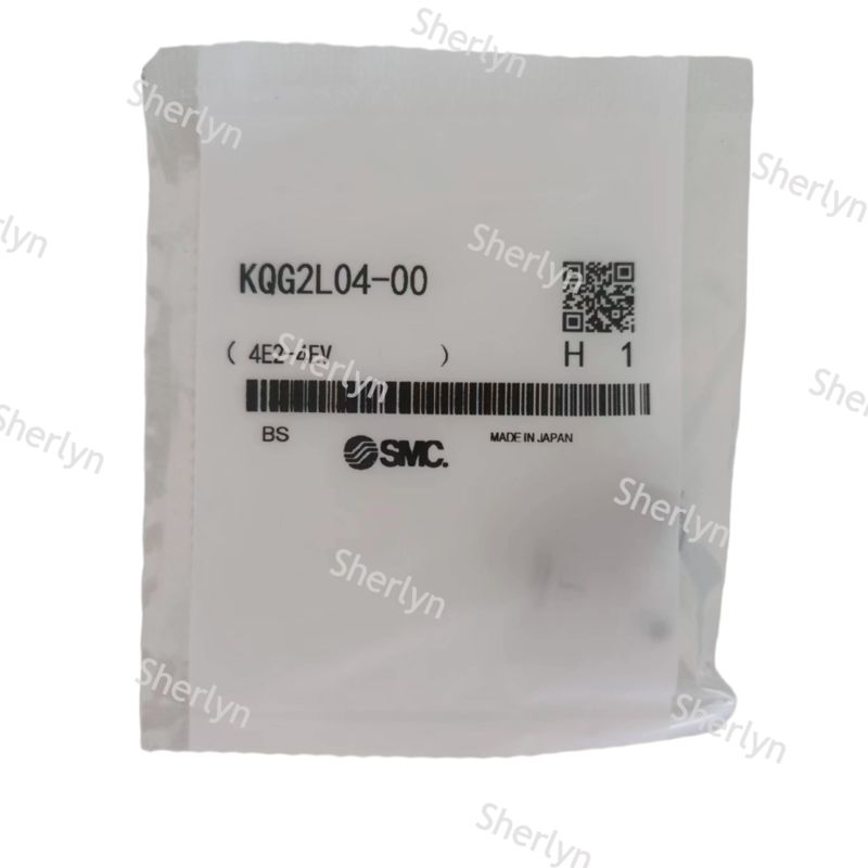 KQG2L08-02S SMC স্টেইনলেস স্টিল বাঁকানো L-আকৃতির সংযোগ, ৯০° কনুই, ৮ মিমি X R1/4, KQG2 সিরিজ