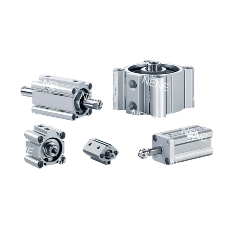 CQ2A12-10DM 12 সিলিন্ডার ব্যাস 10 স্ট্রোক SMC CYL ডাবল অ্যাকটিং সিঙ্গেল রড কমপ্যাক্ট সিলিন্ডার