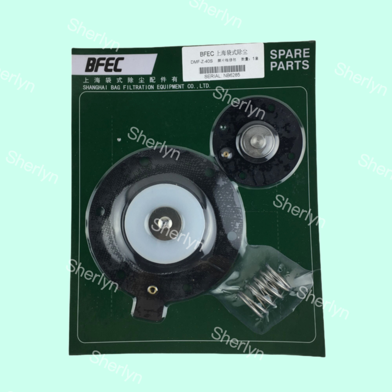 DMF-Z-40S ডায়াফ্রাগম সহ BFEC ব্যাগ DMF-Z-40S 1.5-ইঞ্চি ইলেক্ট্রোম্যাগনেটিক পলস ভালভ ডায়াফ্রাগম মেরামত কিট