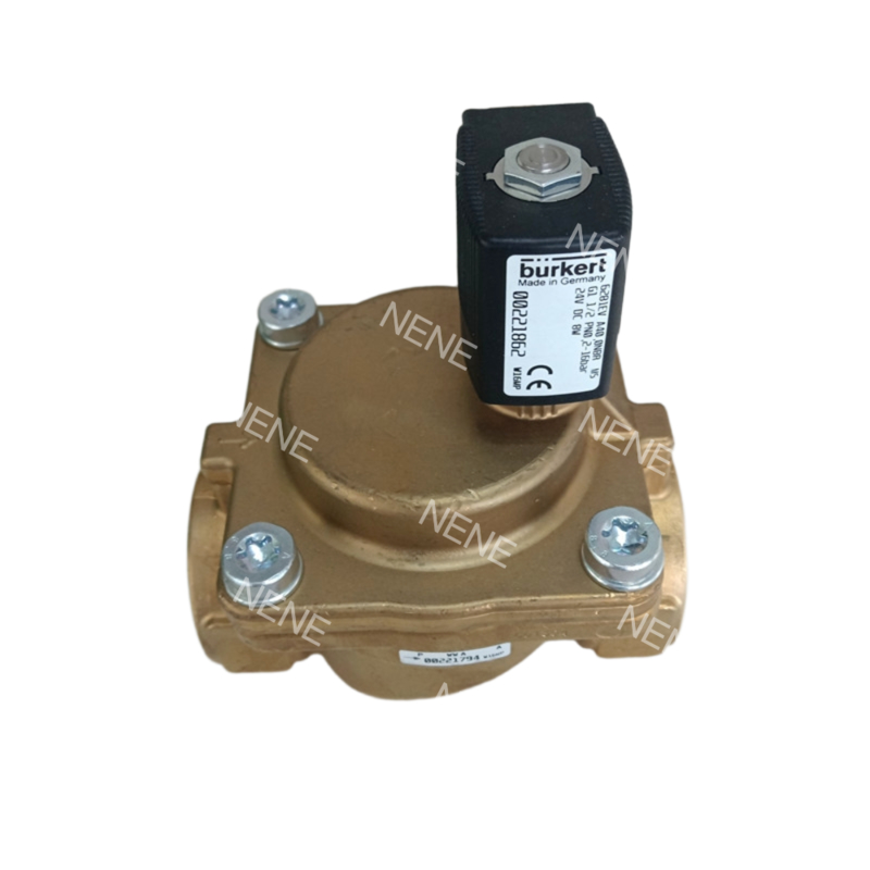 00221847 BURKERT Pneumatic Electromagnetic Valve 6281 Type G3/4 2/2 Normally Closed 13.0 Flow Hole NBR Sealed Brass Valve Body DC24V 8W