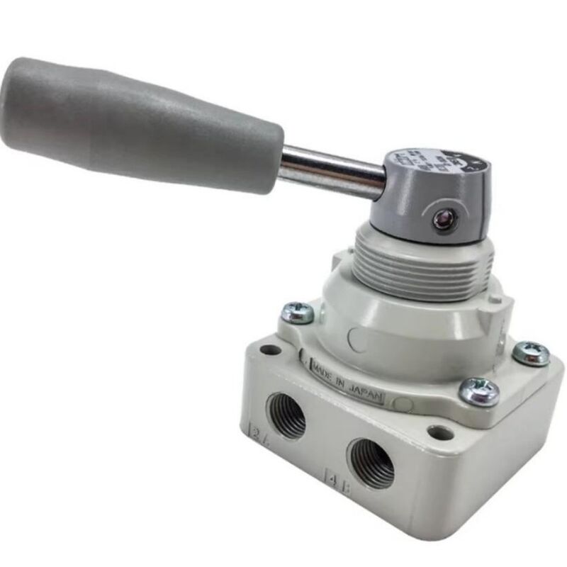 এসএমসি হাত দ্বারা চালিত ভালভ VH302-02 দুই অবস্থান (১/৪) পাশে ছিদ্র VH302-03 ৩/৮