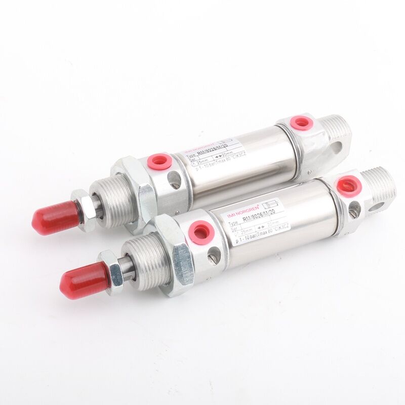 NORGRREN RM/28010/25 RM/28010/M/25 একক-কার্যকরী সিলিন্ড্রিক্যাল সিলিন্ডার ISO 6432 স্ট্যান্ডার্ড অনুযায়ী