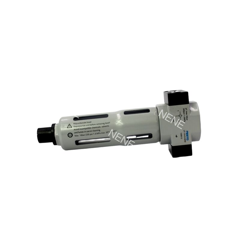 জিঙ্ক অ্যালয় ফিল্টার রেগুলেটর ফেস্টো LFR-1/4-D-MINI-A 159635 G1/4 40µm সম্পূর্ণ স্বয়ংক্রিয় ড্রেন 0.5-12bar প্রেসার গেজ সহ