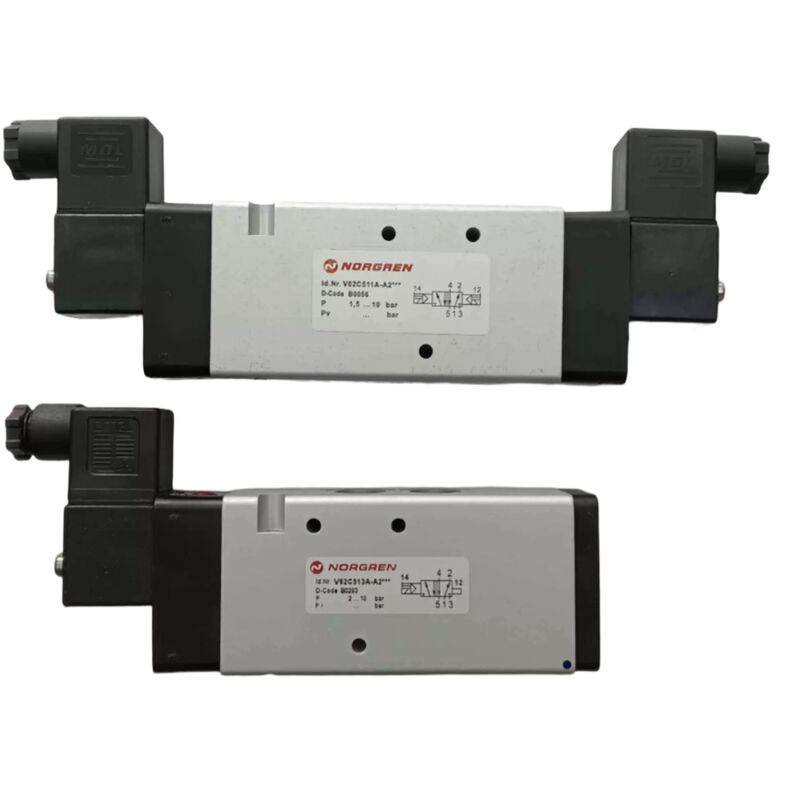 নরগ্রেন V61B317A-A212J 5/2 ওয়ে একক সোলেনয়েড পাইলট পরিচালিত বায়ুসংক্রান্ত সোলেনয়েড ভালভ