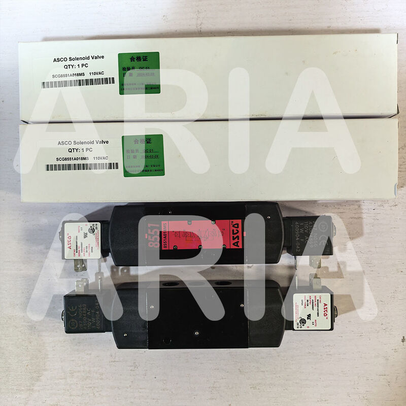 ASCO SC8551A018MS SC8551A017MS 24DC AC110V 4-ওয়ে অ্যালুমিনিয়াম 1/4 ইন সোলিনয়েড ভালভ নামুর মাউন্ট