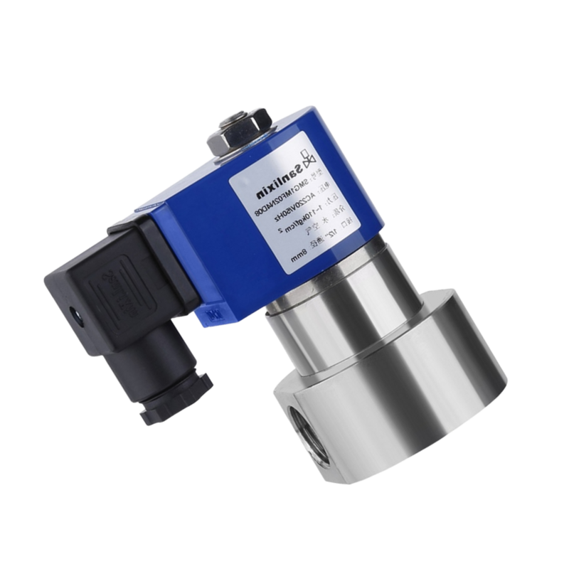 2 ওয়ে NC H4S005B01-AC-220 স্টেইনলেস স্টীল 316 1/8''পোর্ট আকার 220VAC উচ্চ চাপ Solenoid ভালভ