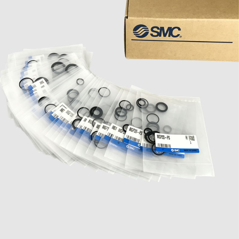 Automation Equipment Pneumatic Accessory MGP63 PS High Elasticity Seal Repair Kit Work With SMC MGP Series 63 Bore Compact Air Cylinder For Bulk Goods Conveying Machinery Component Renew