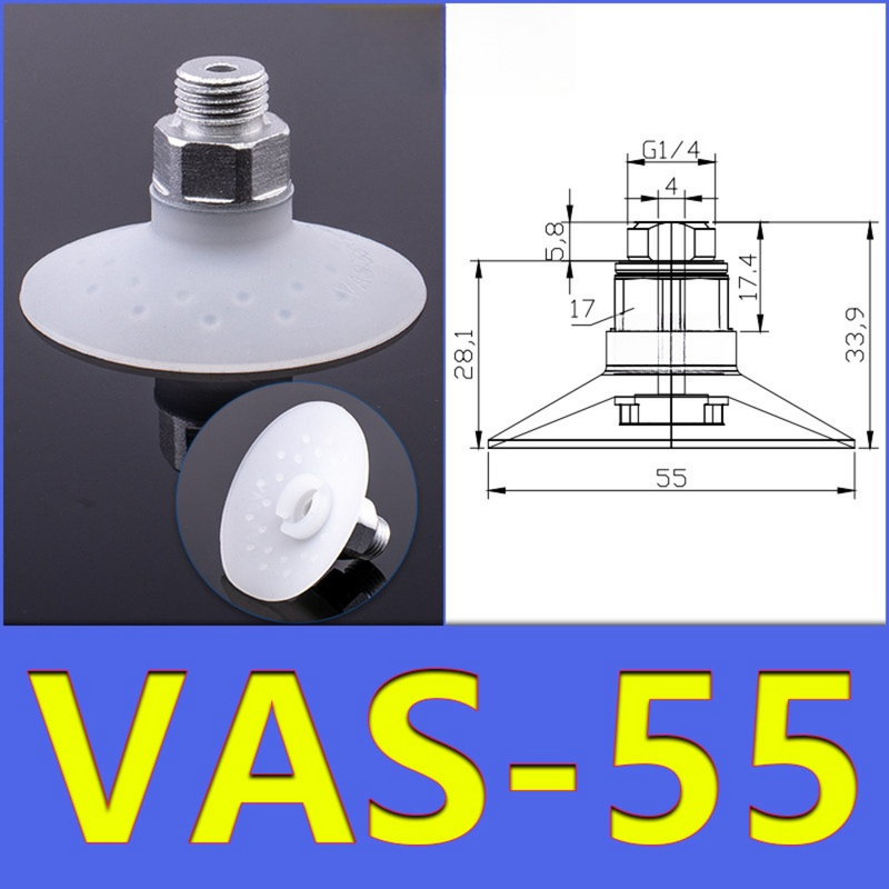 FESTO VAS55 Pneumatic Suction Cup Heat Resistant Silicone And Oil Resistant NBR Rubber For Industrial Robot Vacuum Handling Equipment