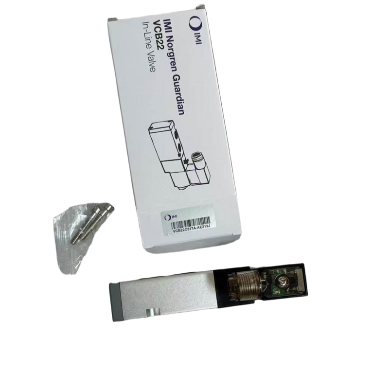 NAMUR 24VDC সোলেনয়েড ভালভ IMI Norgren VCB22C517A-AE213J G1/4 5/2 রোটারি অ্যাকচুয়েটরের জন্য সিঙ্গেল IMI Norgren নিউম্যাটিক ডিরেকশনাল ভালভ