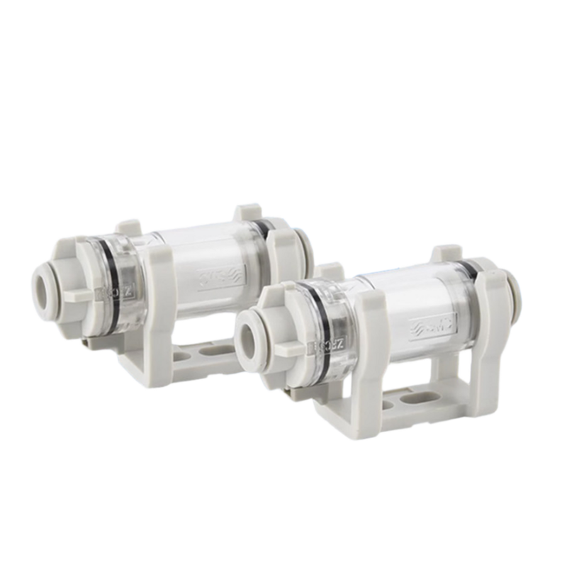 SMC ZFC200‑12B ZFC300‑12B Large Capacity Negative Pressure Pneumatic Filter Transparent Visual Housing Anti‑Dispersion Lock Tool‑Free Element Swap For Air Nitrogen Vacuum Pipeline Circuit