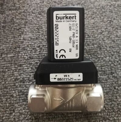 Burkert 6213EV G1/2 সোলিনয়েড ভালভ 00222156 00222157 00222158 দ্বি-মুখী জল ভালভ