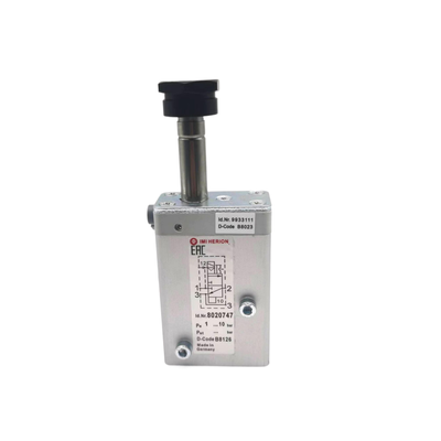 সোলিনয়েড ভালভ NORGREN 8020747 ইন্ডাস্ট্রিয়াল বায়ুসংক্রান্ত দিকনির্দেশক নিয়ন্ত্রণ ভালভ G1/4 স্পুল ম্যানুয়াল ওভাররাইড সহ সোলিনয়েড ভালভ