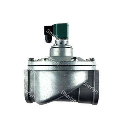 ব্যাগ ফিল্টার জেট ক্লিনিং ভালভ BFEC DMF-T-62S DN65, ধুলো সংগ্রাহক সিস্টেমের জন্য ইনলাইন অ্যালুমিনিয়াম খাদ ভালভ শরীর